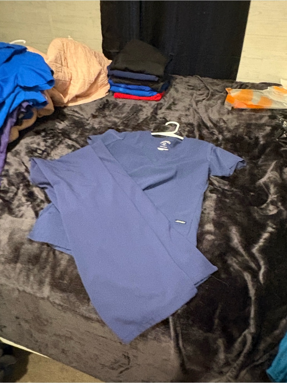 Jockey Women's Blue Two-Piece Scrub Set